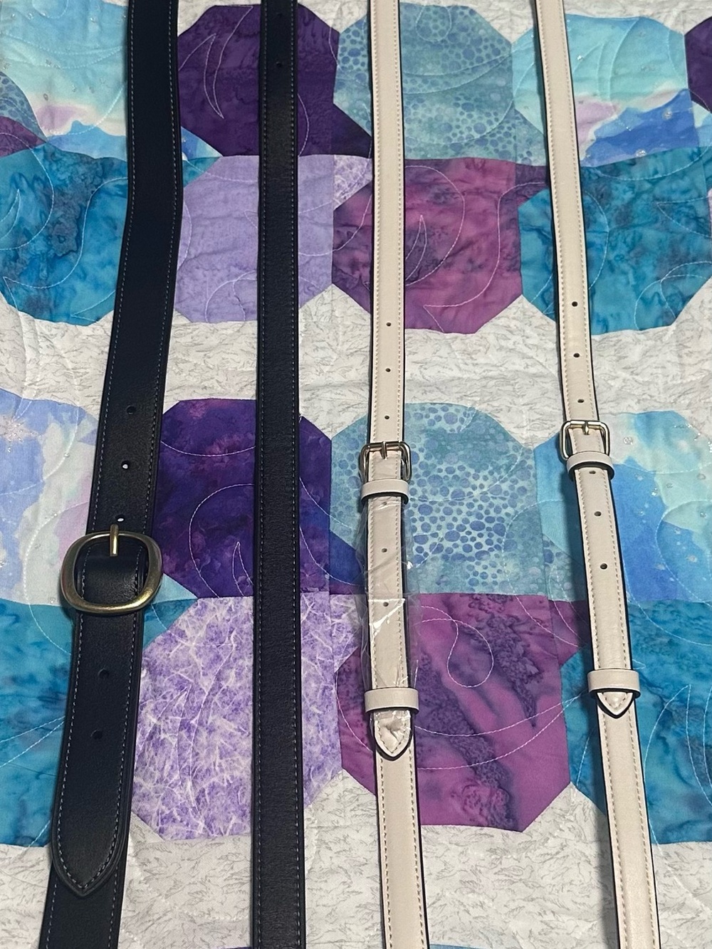 Lot of Coach leather bag straps- Classic Adjustable Straps